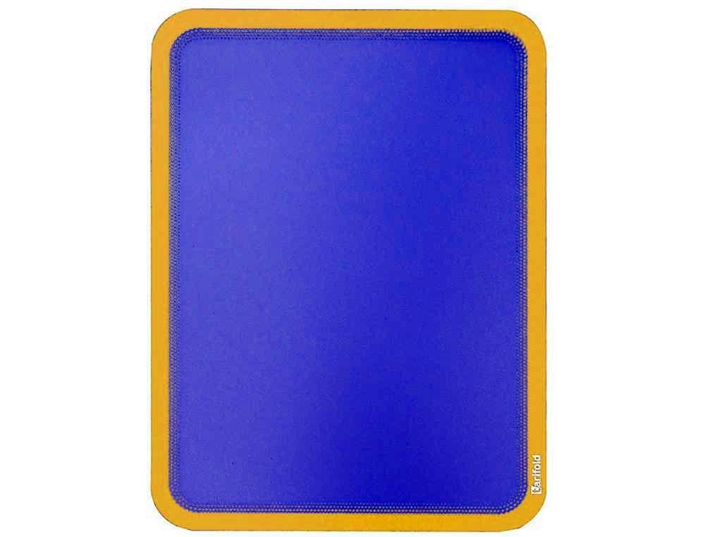 MARCO PORTA ANUNCIOS TARIFOLD MAGNETO DIN A4 CON 4 BANDAS MAGNETICAS EN EL DORSO COLOR AMARILLO PACK DE 2 UNIDADES