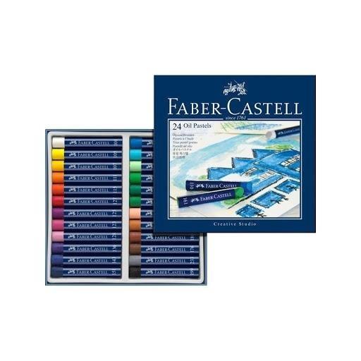 ESTUCHE 24 PINTURAS PASTEL AL OLEO CREATIVE STUDIO FABER CASTELL