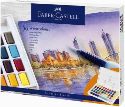 ESTUCHE 36  ACUARELAS CREATIVE STUDIO FABER CASTELL