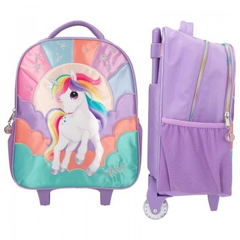 MOCHILA RUEDAS YLVI CON LUZ