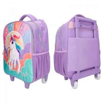 MOCHILA RUEDAS YLVI CON LUZ