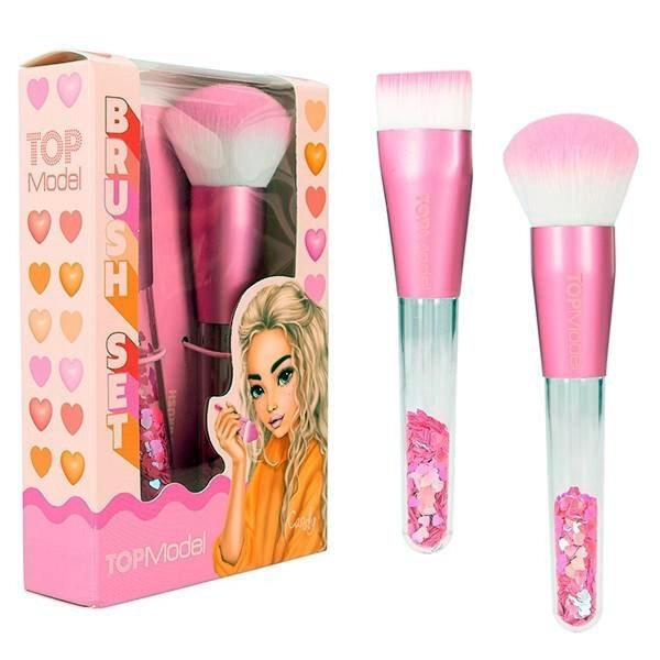 SET BROCHAS CORAZON BEAUTY AND ME TOPMODEL