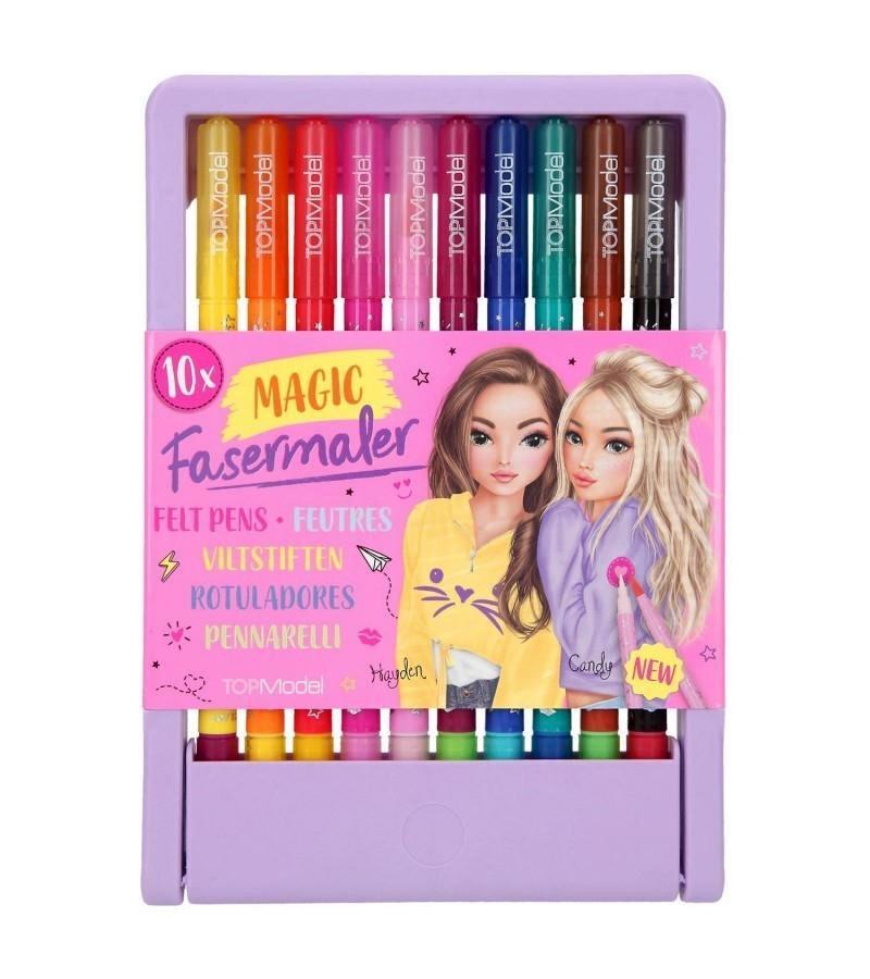 10 ROTULADORES MAGICOS MOVIBLES - TOPMODEL