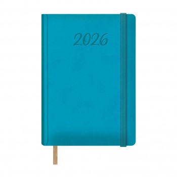 AGENDAS ANUALES 2026 SAMBA TURQUESA DÍA PÁGINA 15 x 21