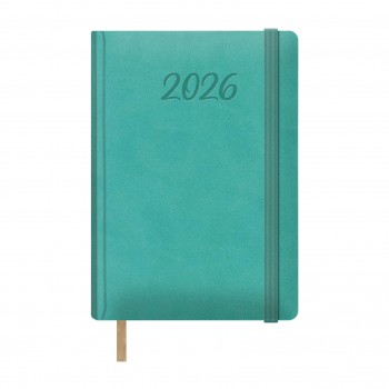 AGENDAS ANUALES 2026 SAMBA VERDE MENTA DÍA PÁGINA 15 x 21