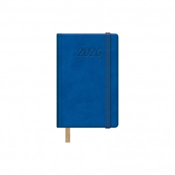 AGENDAS ANUALES 2026 SAMBA AZUL SEMANA VISTA BOLSILLO 8,5 x 13