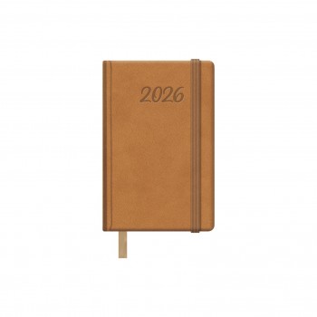AGENDAS ANUALES 2026 SAMBA CÁMEL SEMANA VISTA BOLSILLO 8,5 x 13