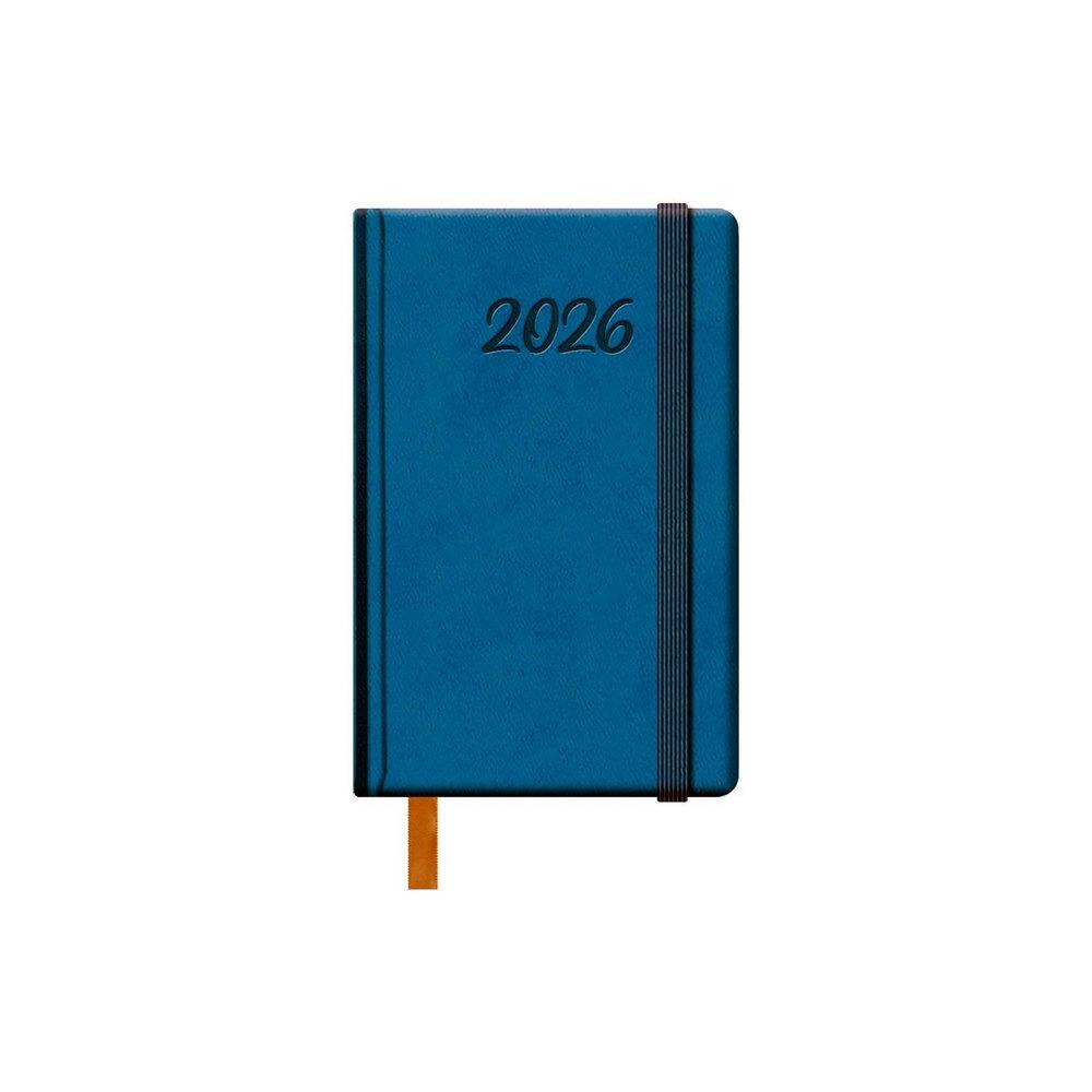 AGENDAS ANUALES 2026 SAMBA TURQUESA SEMANA VISTA BOLSILLO 8,5 x 13