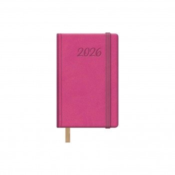 AGENDAS ANUALES 2026 SAMBA FUCSIA SEMANA VISTA BOLSILLO 8,5 x 13