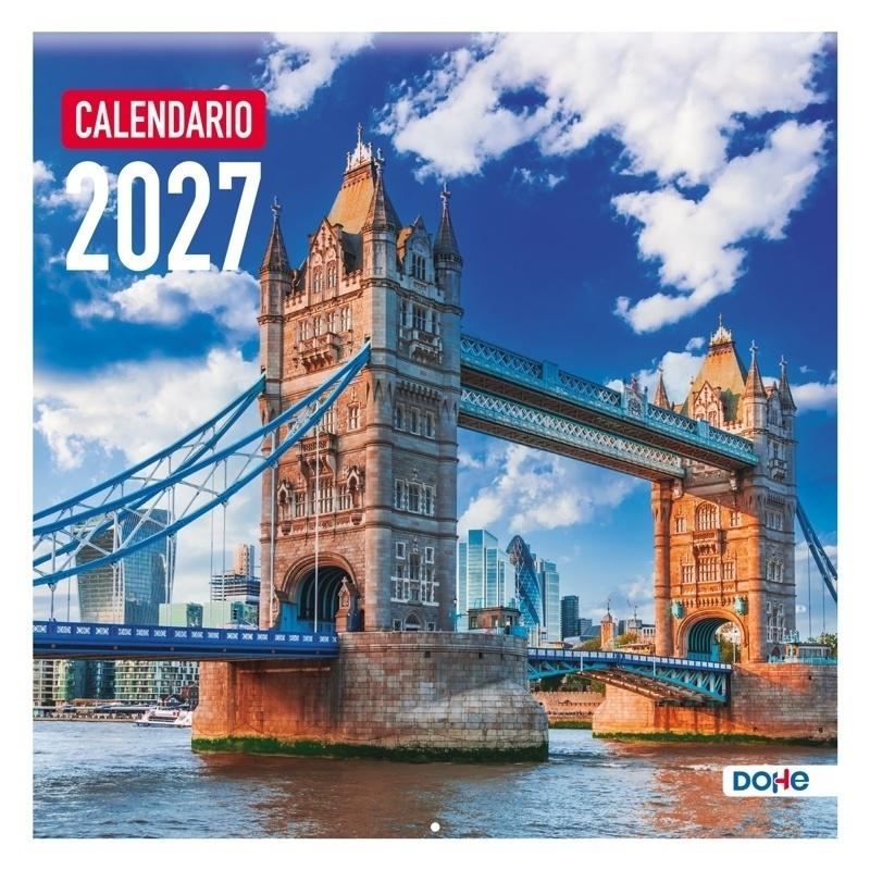CALENDARIOS PARED 4c MES VISTA 30 x 30 CIUDADES CALENDARIOS PARED 4c