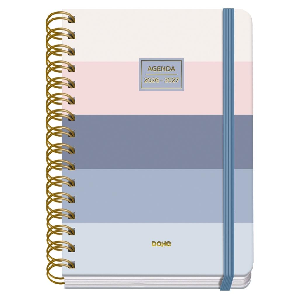 (26) AGENDA ESCOLAR 2026-2027 PREMIUM WIRE'O DÍA PÁGINA DONNA A5 150 X 210