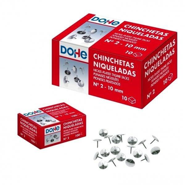 CHINCHETA NIQUELADA CAJA DE 100