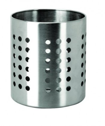 PORTAUTENSILIOS DE COCINA LACOR ACERO INOXIDABLE PLATA