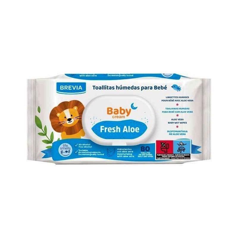TOALLITAS HÚMEDAS PARA BEBE 80 UNIDADES