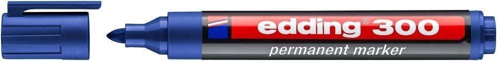 ROTULADOR PERMANENTE EDDING 300 PUNTA REDONDA 1,5 - 3 mm