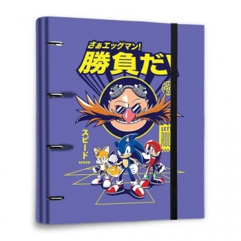 Ringbook 4 anillas Sonic