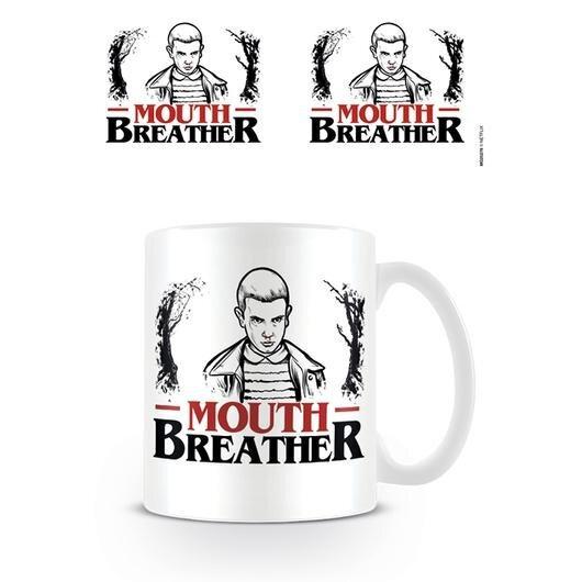 TAZA STRANGER THINGS MOUTH BREATHER