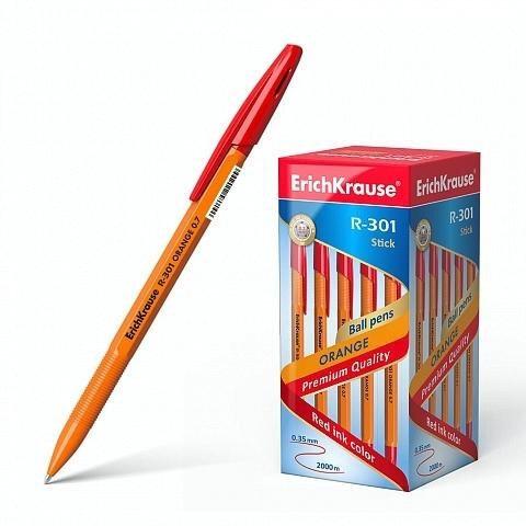 BOLIGRAFO BASICO PUNTA FINA TIPO BIC NARANJA COLOR ROJO
