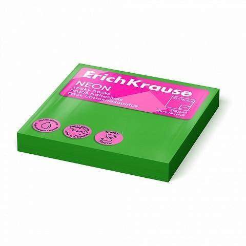 NOTAS ADHESIVAS BASICO COLOR VERDE NEON 75X75 100H