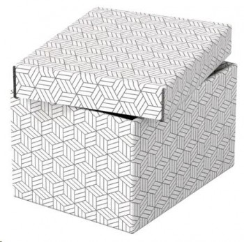 CAJA DE ALMACENAJE PEQUEÑAS 255X200X150 COLOR BLANCO