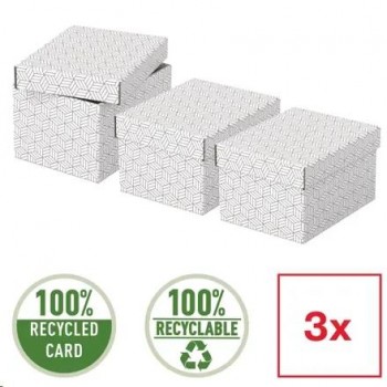 CAJA DE ALMACENAJE PEQUEÑAS 255X200X150 COLOR BLANCO