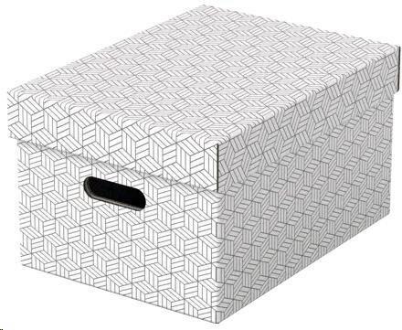 CAJA DE ALMACENAJE MEDIANA 365X265X205 COLOR BLANCO