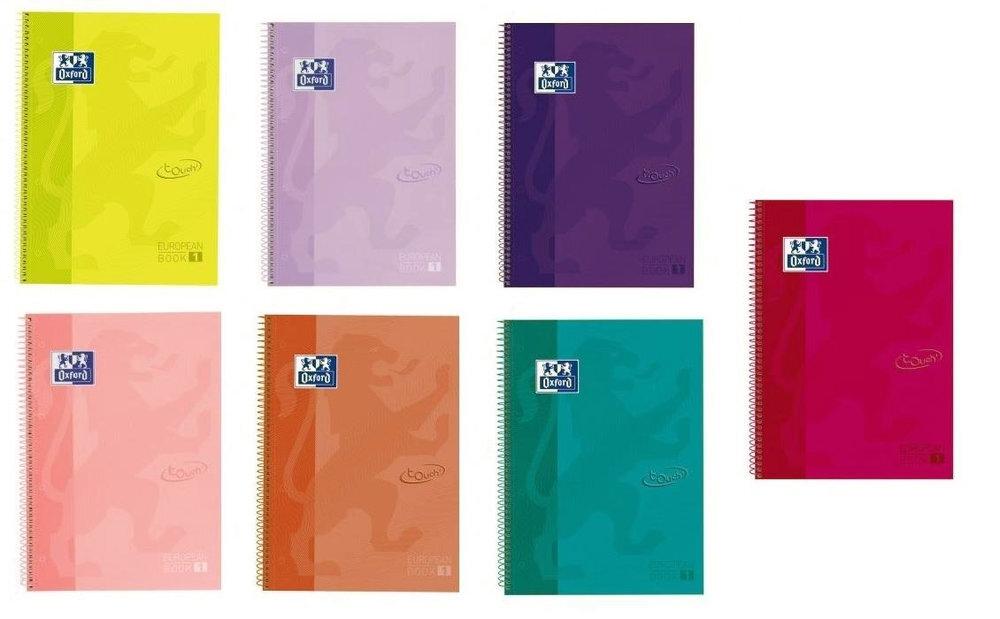 CUADERNO OXFORD TOUCH FOLIO TAPA EXTRADURA EUROPEANBOOK 1 80H 5X5