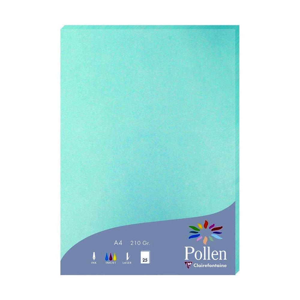 PAPEL POLLEN PACK 25H 210X297 VERDE JADE 210G
