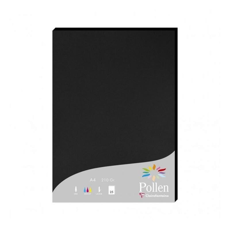 PAPEL POLLEN PAQ. 25H 210X297 NEGRO 210G