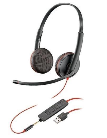 AURICULAR POLY BLACKWIRE C3225 USB A