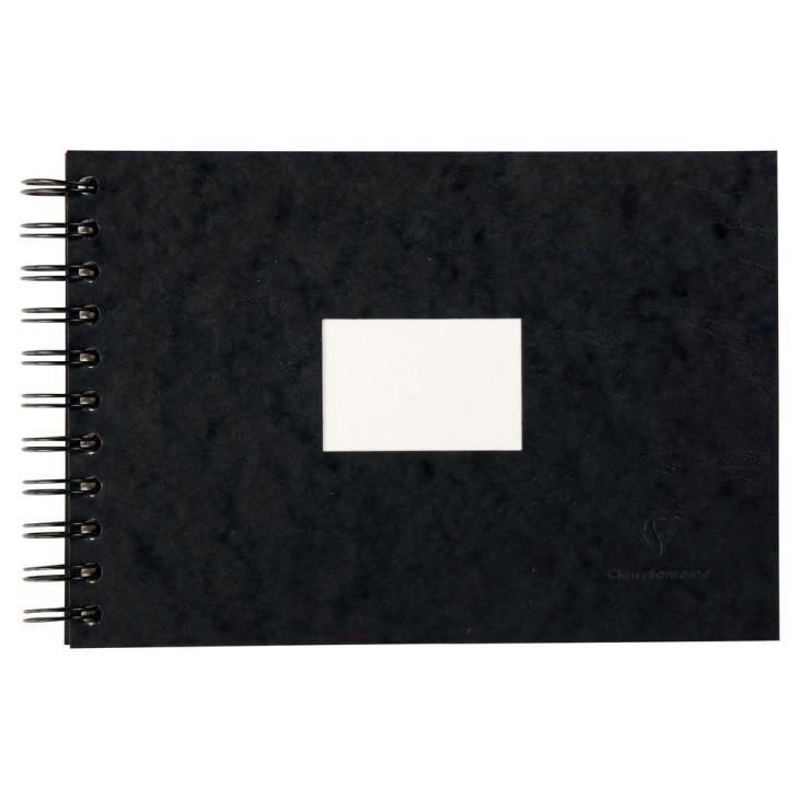 CUADERNO DE VIAJE ACUARELA A5 COLOR NEGRO 20H 300G