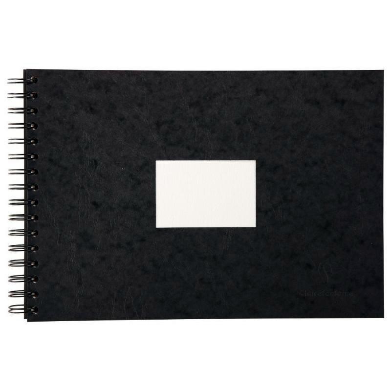 CUADERNO DE VIAJE ACUARELA A4 COLOR NEGRO 20H 300G