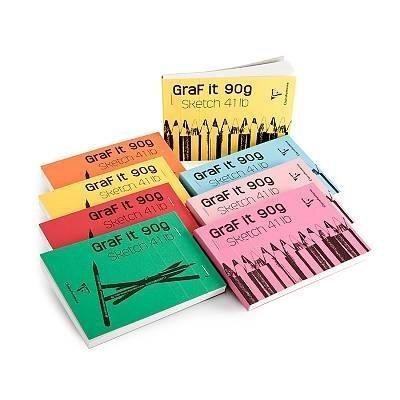 BLOC DE NOTAS CROQUIS ENCOLADO GRAF IT 148X210 A5 90G 80H
