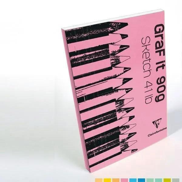 BLOC DE NOTAS CROQUIS ENCOLADO GRAF IT 297X420 A3 90G 80H
