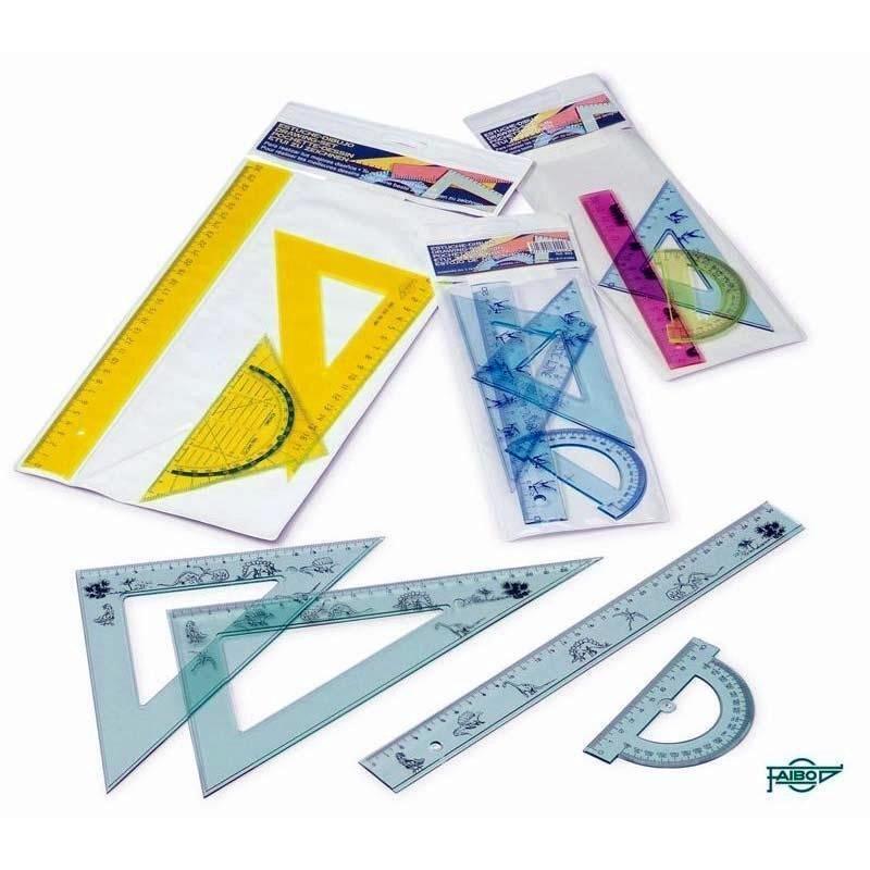 ESTUCHE REGLAS FAIBO REGLA 20 CM