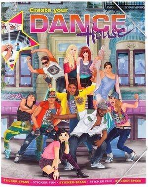 CARPETA CON STICKERS CREA TU CASA DE BAILE