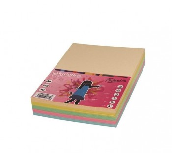CARTULINAS A4 COLORES SURTIDOS 250 UD