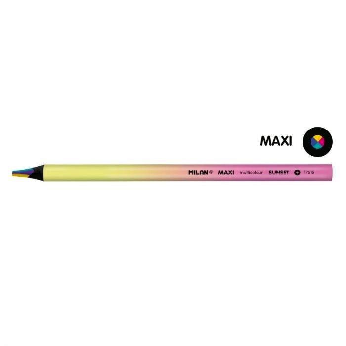 LÁPICES MULTICOLOR MAXI REDONDOS SERIE SUNSET