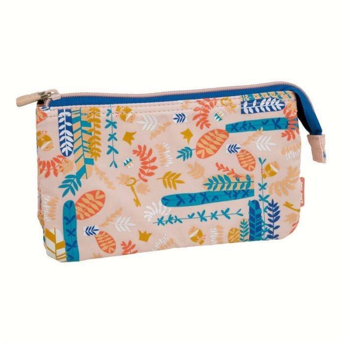ESTUCHE 5 COMPARTIMENTOS STORY TIME ROSA - MILAN