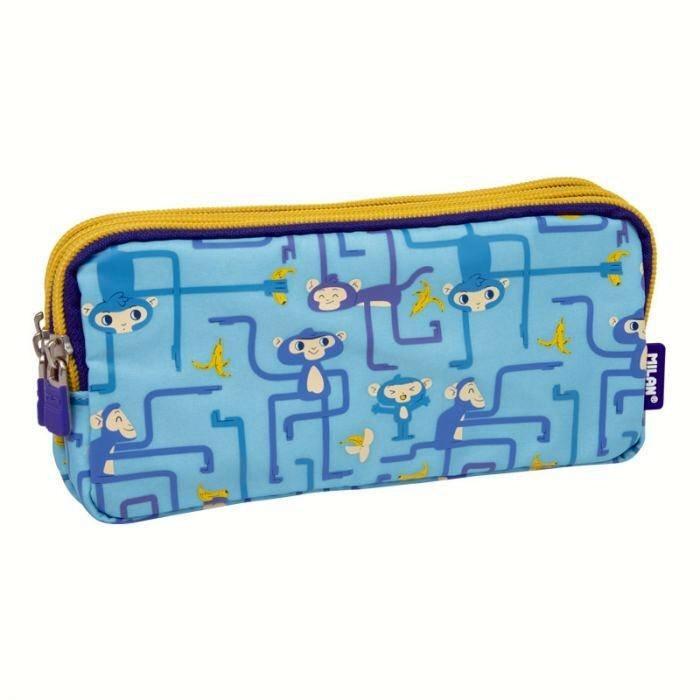 ESTUCHE 3 CREMALLERAS TANGLED MONKEYS - MILAN
