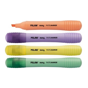 MARCADOR FLUORESCENTE SWAY PASTEL ESTUCHE DE 4