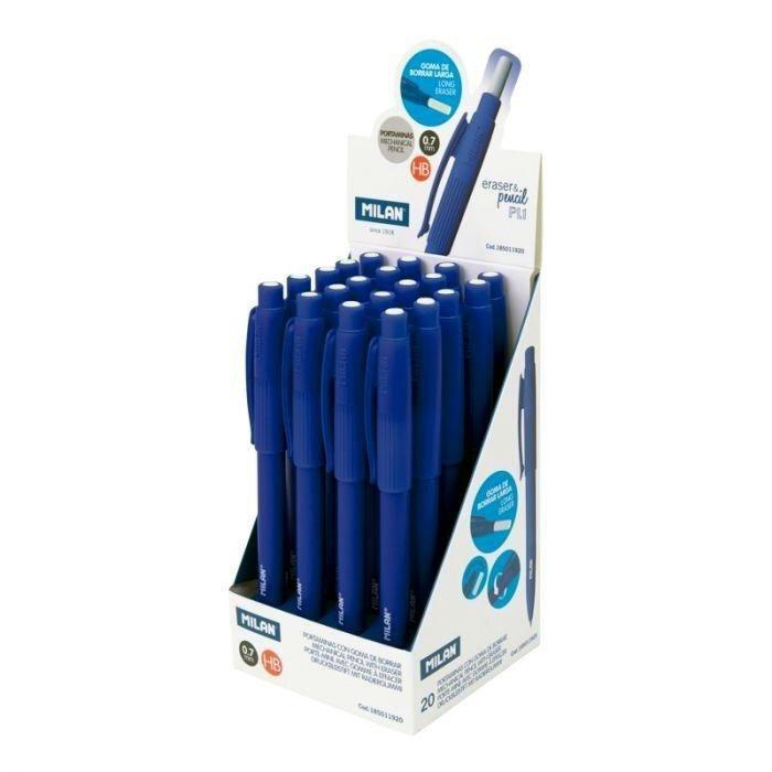 PORTAMINAS MILAN PL1 0,7MM COLOR AZUL