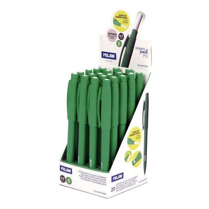PORTAMINAS MILAN PL1 TOUCH 0,9MM COLOR VERDE