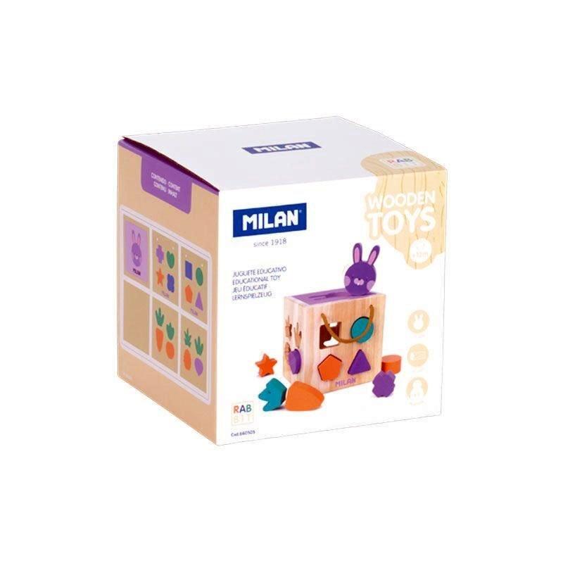JUEGO EDUCATIVO CUBO PARA ENCAJAR PIEZAS RABBIT