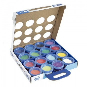 MALETÍN 16 BOTES 30 G PASTA BLANDA SOFT DOUGH COLORES SURTIDOS