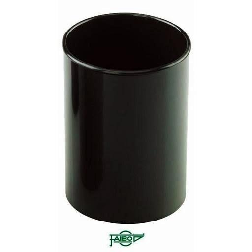 CUBILETE PLASTICO RECICLADO COLOR NEGRO