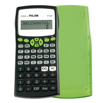 CALCULADORA CIENTIFÍCA 10+2 DIGITOS VERDE MILAN