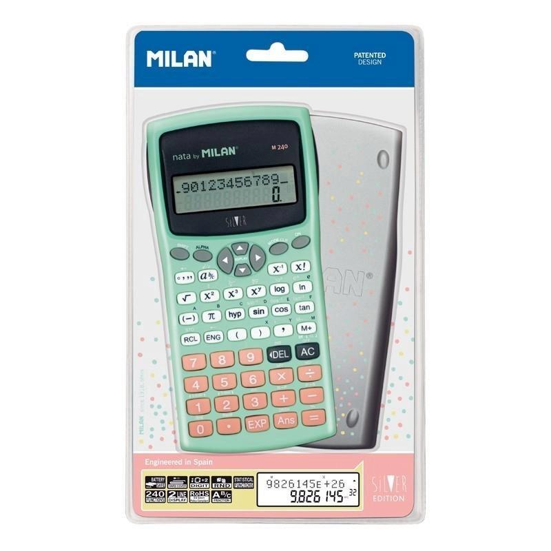 MILAN BLÍSTER CALCULADORA CIENTÍFICA M240 SILVER