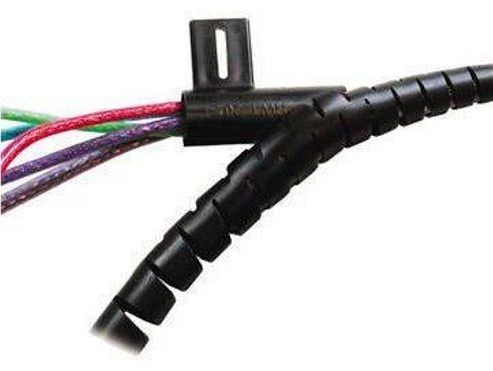 ORGANIZADOR DE CABLES CABLEZIP  NEGRO