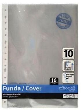 BOLSA 10 FUNDAS MULTITALADRO FOLIO MAXIMUM